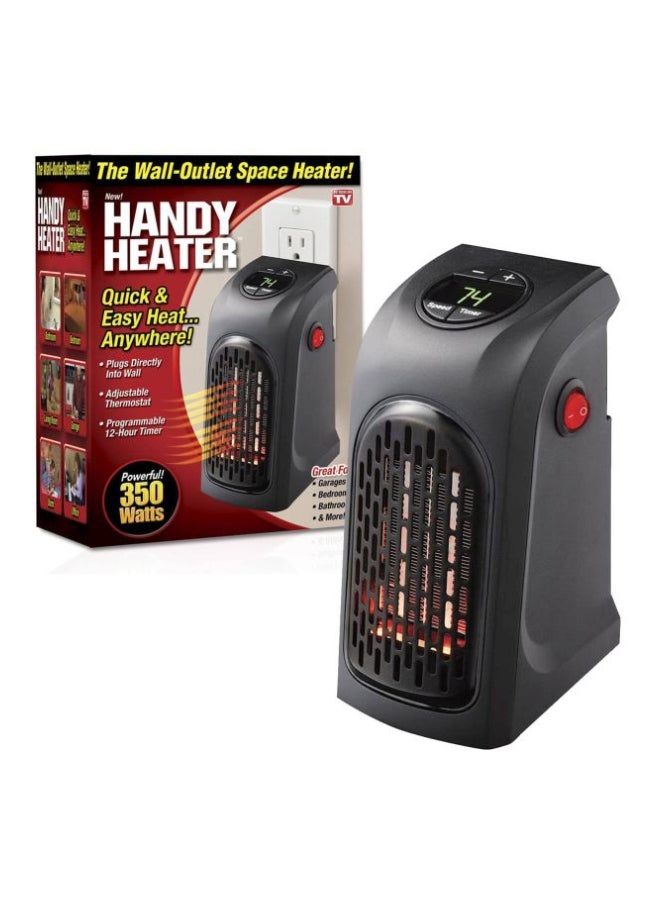 مدفأة كهربائية محمولة 400 W HEATER4.18 أسود/أحمر  - Image 2
