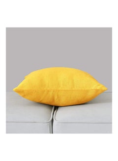 REGAL IN HOUSE 2-Piece Decorative Cushion Set Combination Yellow 40x40centimeter  - Image 2