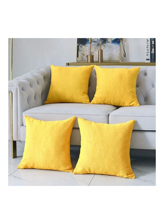 REGAL IN HOUSE - 2-Piece Decorative Cushion Set Combination Yellow 40x40centimeter - Image 1