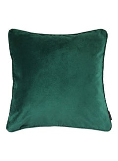 REGAL IN HOUSE Decorative Square Shaped Cushion polyester Emerald Green 43x43cm  - Image 1