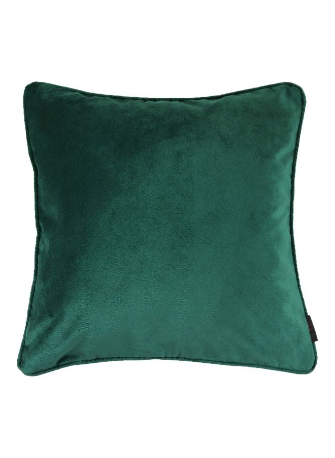 REGAL IN HOUSE Decorative Square Shaped Cushion polyester Emerald Green 43x43cm  - Image 1