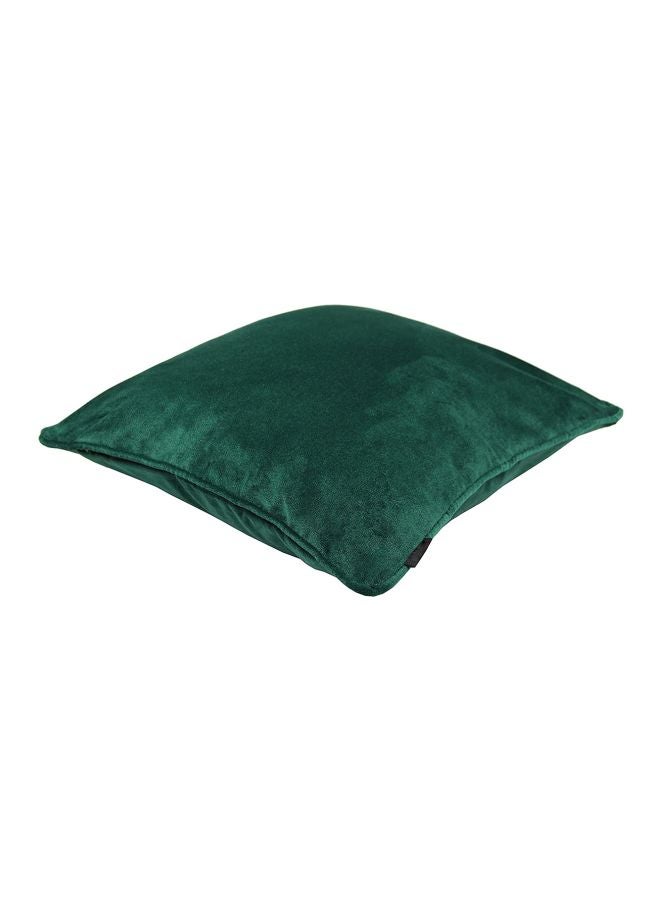 REGAL IN HOUSE Decorative Square Shaped Cushion polyester Emerald Green 43x43cm  - Image 2