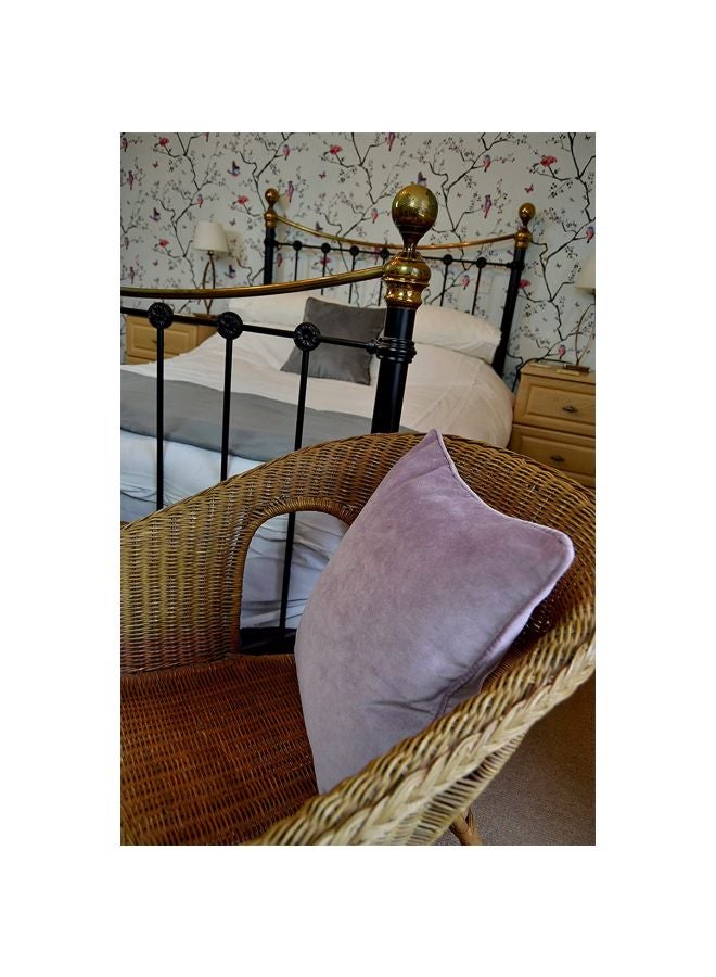 REGAL IN HOUSE Decorative Velvet Cushion polyester Heather 43x43cm  - Image 3