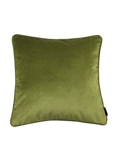 Decorative Velvet Cushion polyester Lime Green 43x43cm
