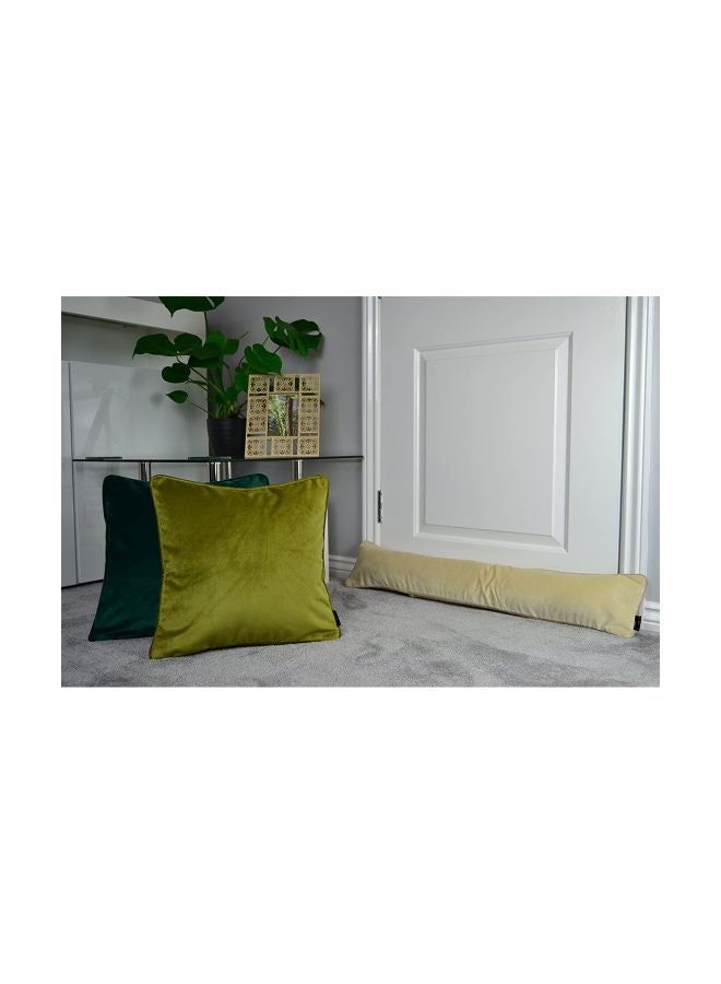 REGAL IN HOUSE Decorative Velvet Cushion polyester Lime Green 43x43cm  - Image 3
