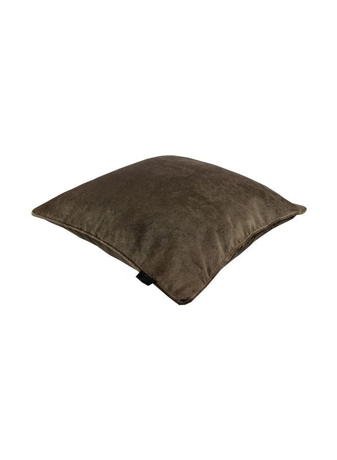 REGAL IN HOUSE Decorative Square Shaped Cushion polyester Mocha 43x43cm  - Image 2