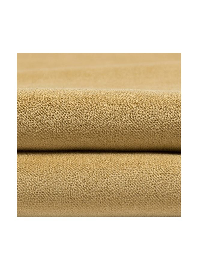 REGAL IN HOUSE Decorative Square Shaped Cushion polyester Ochre Yellow 43x43cm  - Image 4
