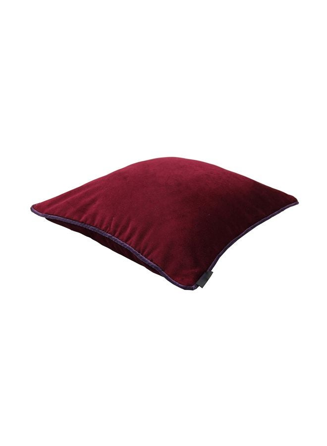 REGAL IN HOUSE Decorative Square Shaped Cushion polyester Wine Red 43x43cm  - Image 2