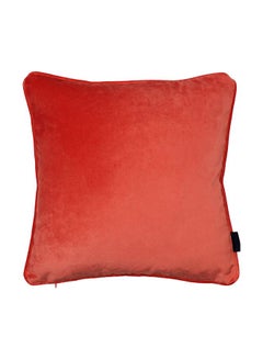 Decorative Square Shaped Cushion polyester Coral Pink 50x50cm