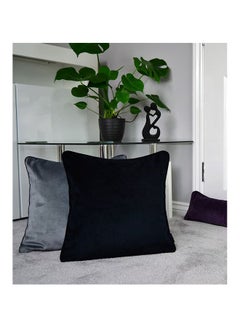 REGAL IN HOUSE Decorative Cushion Polyester Black 60x60centimeter  - Image 3