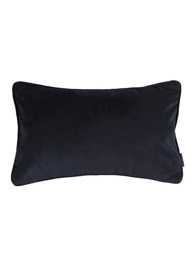REGAL IN HOUSE Decorative Velvet Cushion polyester Black 60x40cm  - Image 1