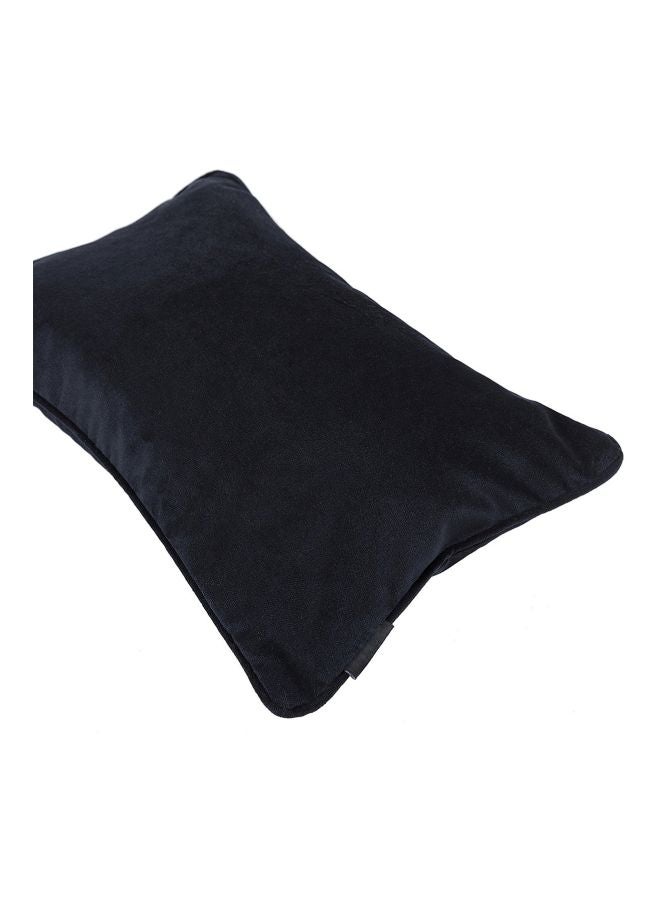 REGAL IN HOUSE Decorative Velvet Cushion polyester Black 60x40cm  - Image 2