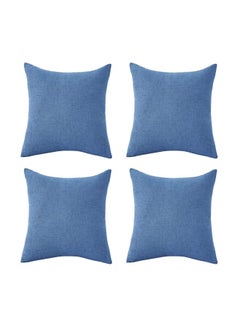 ريغال إن هاوس طقم وسائد للتزيين من 4 قطع linen أزرق كريون 40x40سم  - Image 1