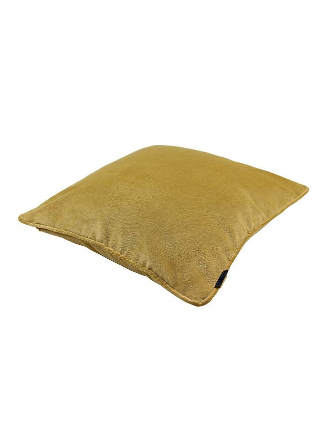REGAL IN HOUSE Decorative Plain Cushion polyester Ochre Yellow 43x43cm  - Image 2