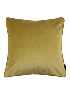 Decorative Plain Cushion polyester Ochre Yellow 43x43cm