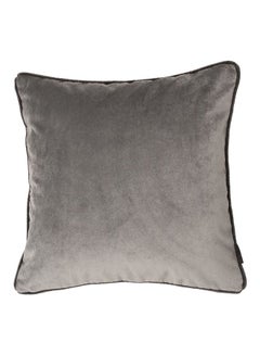 REGAL IN HOUSE Decorative Plain Cushion polyester Soft Silver 43x43cm  - Image 1