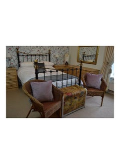 REGAL IN HOUSE Decorative Plain Cushion polyester Soft Silver 43x43cm  - Image 4