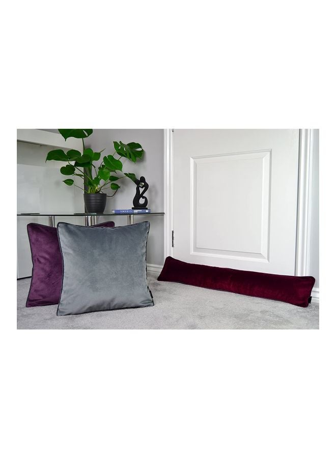 REGAL IN HOUSE - Decorative Plain Cushion polyester Soft Silver 43x43cm - Image 1