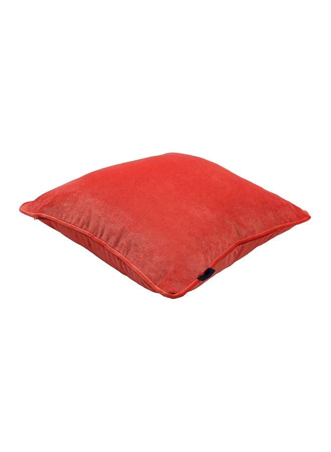 REGAL IN HOUSE Decorative Plain Cushion polyester Coral Pink 50x50cm  - Image 2