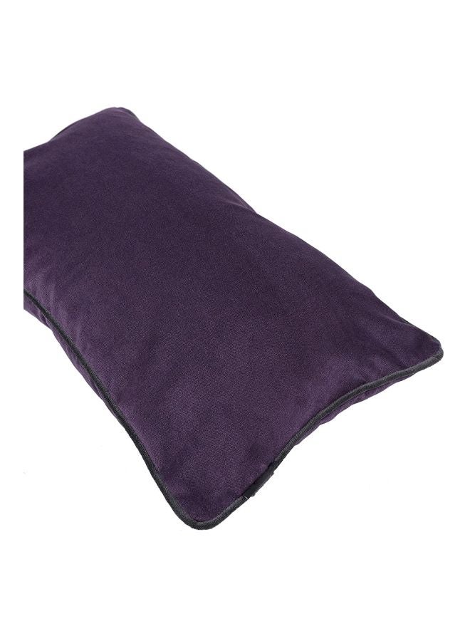 REGAL IN HOUSE Decorative Cushion polyester Aubergine Purple 60x40cm  - Image 2