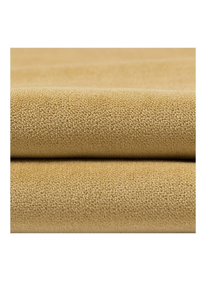 REGAL IN HOUSE Decorative Square Shaped Cushion polyester Ochre Yellow 60x40cm  - Image 4