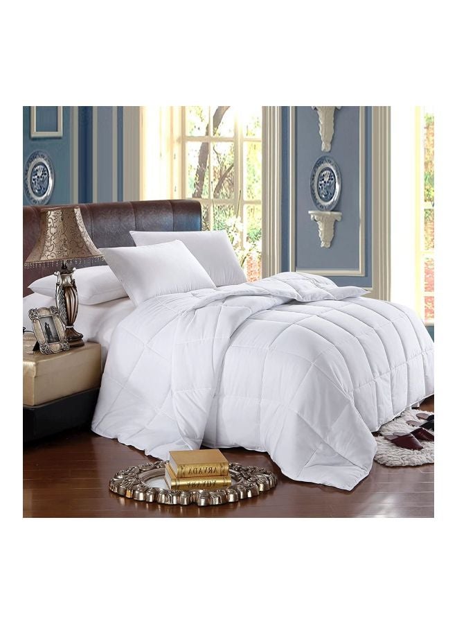 REGAL IN HOUSE Solid Microfibre Duvet Fillers Microfiber White 260 x 240cm - Image 1