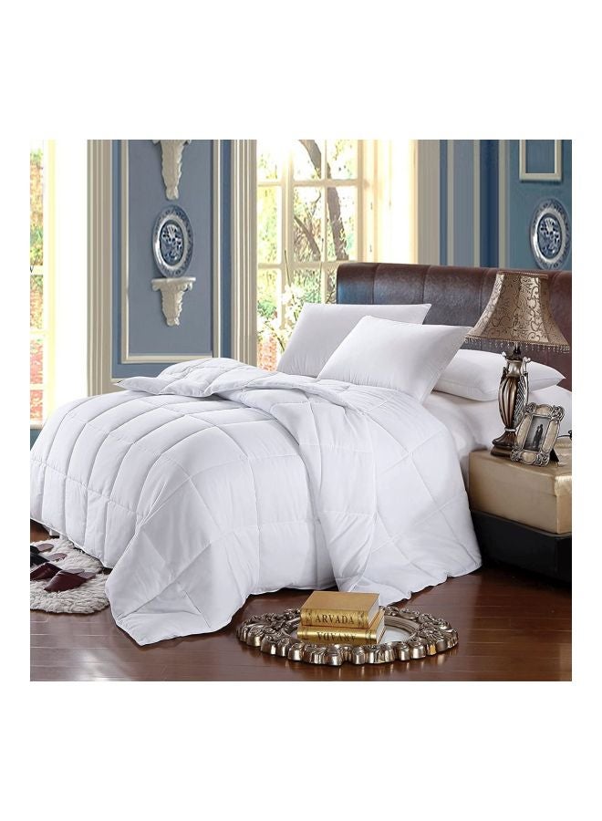 REGAL IN HOUSE Solid Microfibre Duvet Microfiber White 240x190x4cm  - Image 2