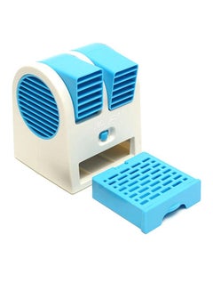 KRAWN Mini USB Fan White/Blue  - Image 1