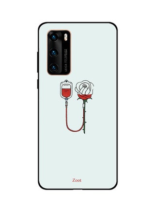 Skin Case Cover -for Huawei P40 Off White/Red Off White/Red - v1588929182/N37838706A_1