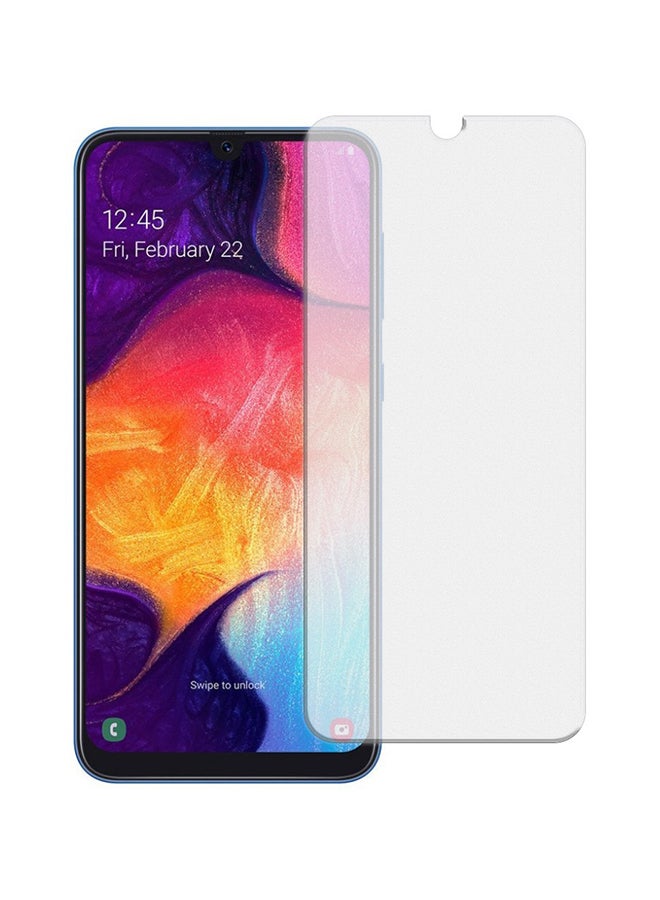 موز لاصقة حماية للشاشة من الزجاج المقوى لهاتف سامسونج جالاكسي A01 شفاف