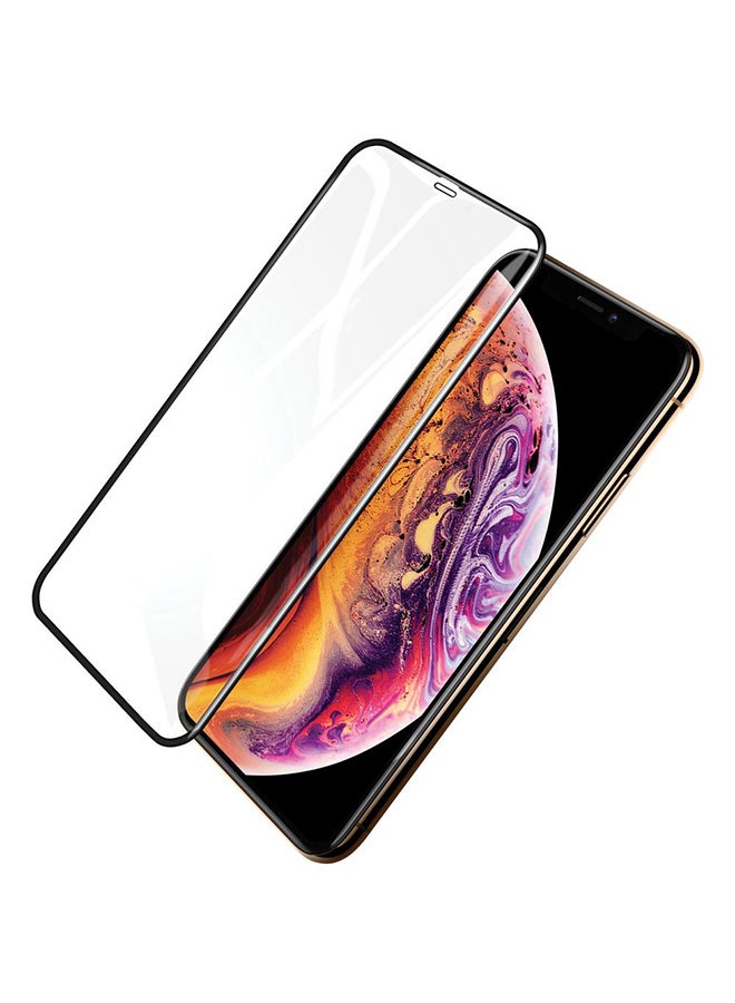 Muzz Tempered Glass Screen Protector For Apple iPhone 11 Pro Clear/Black  - Image 3