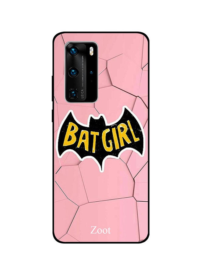 Protective Case Cover For Huawei P40 Pro Pink/White/Black