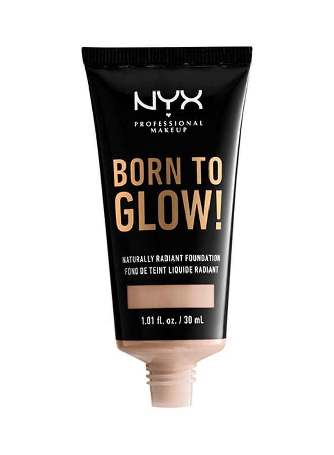 NYX PROFESSIONAL MAKEUP - Born To Glow! Naturally Radiant Foundation Porcelain - Image 1