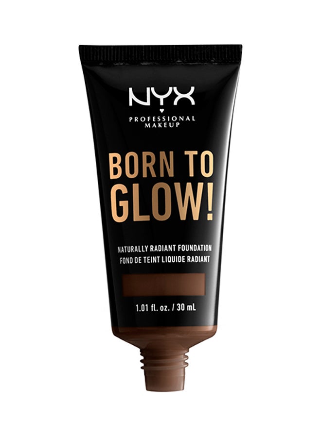 NYX PROFESSIONAL MAKEUP - Born To Glow! Naturally Radiant Foundation Chestnut - Image 1