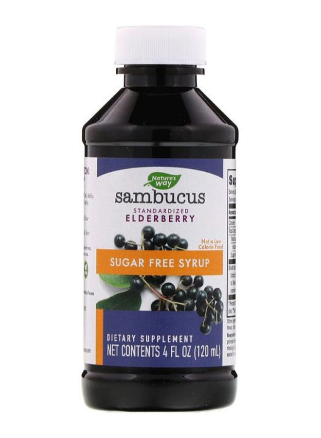 Nature way Sambucus Standardized Elderberry Sugar-Free Syrup  - Image 1