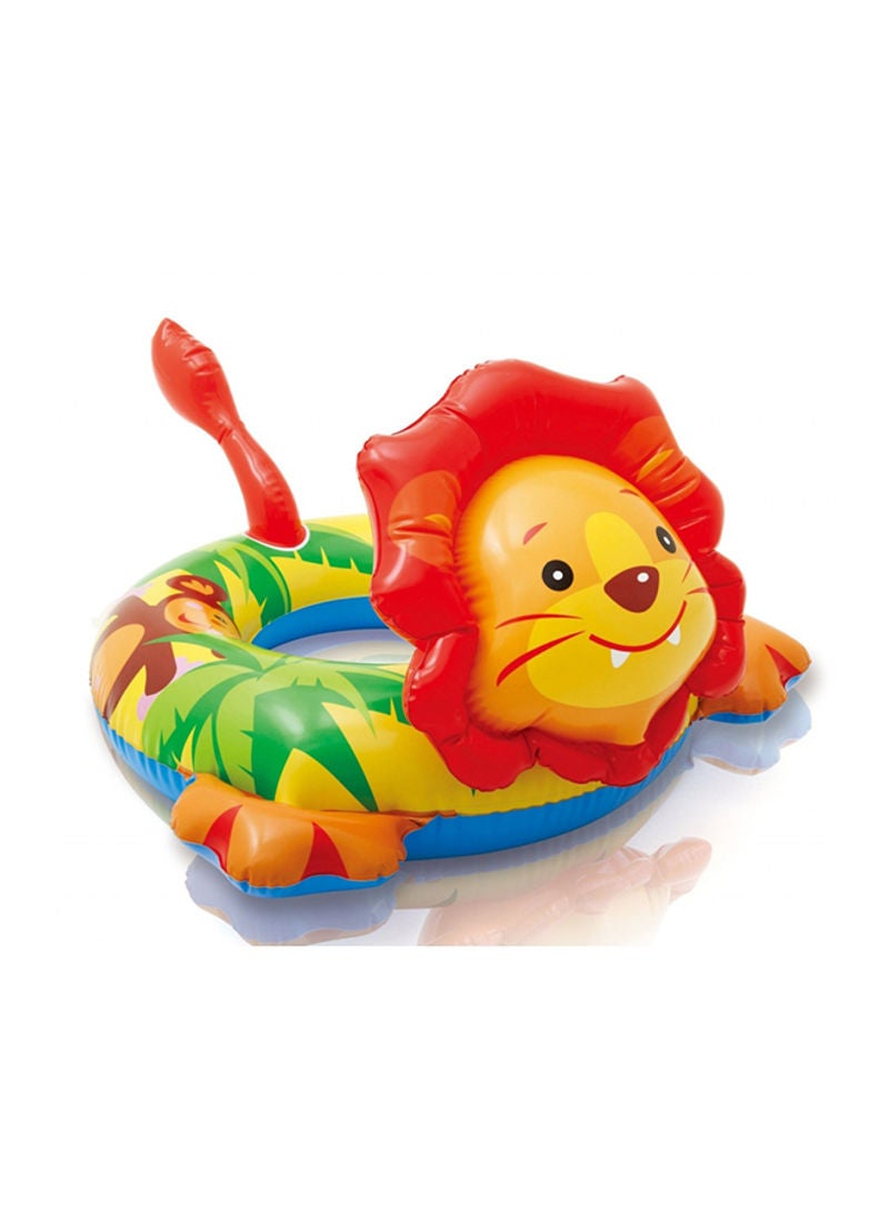 انتكس مجموعة عوامات سباحة قابلة للنفخ بتصميم حلقة على شكل حيوانات من 3 قطع - Image 2
