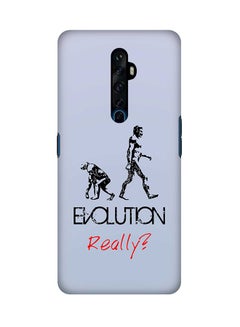 Slim Snap Basic Series Anti-Scratch Customized Mobile Case Cover For Oppo Reno2 Evolution, Really (Blue)