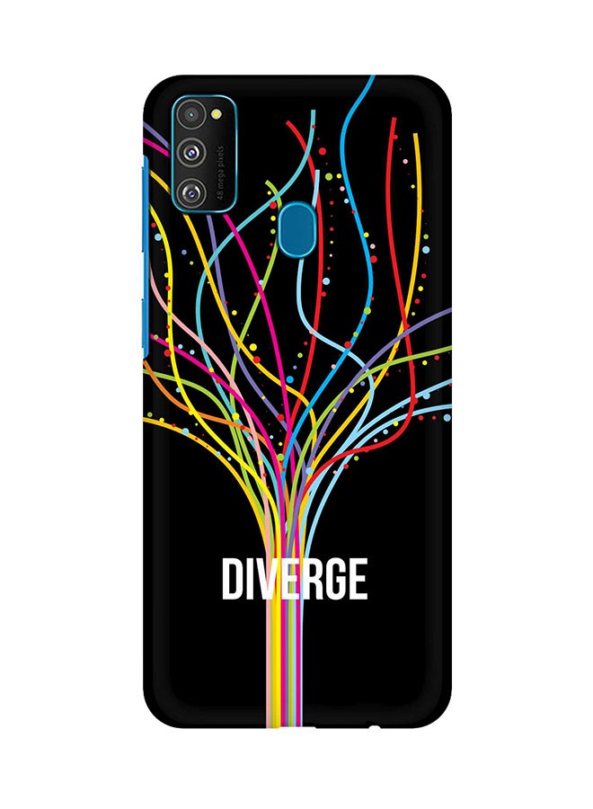 Stylizedd Slim Snap Basic Series Anti-Scratch Customized Mobile Case Cover For Samsung Galaxy M30s Diverge (Black)