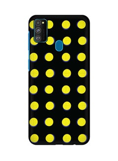 Slim Snap Basic Series Anti-Scratch Customized Mobile Case Cover For Samsung Galaxy M30s Yellow Dots