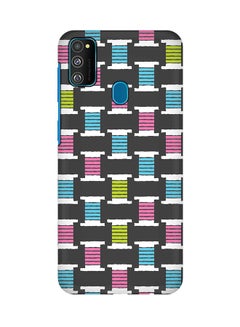 Slim Snap Basic Series Anti-Scratch Customized Mobile Case Cover For Samsung Galaxy M30s Thread Roll