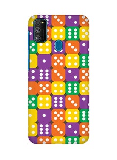 Slim Snap Basic Series Anti-Scratch Customized Mobile Case Cover For Samsung Galaxy M30s Dice Roll