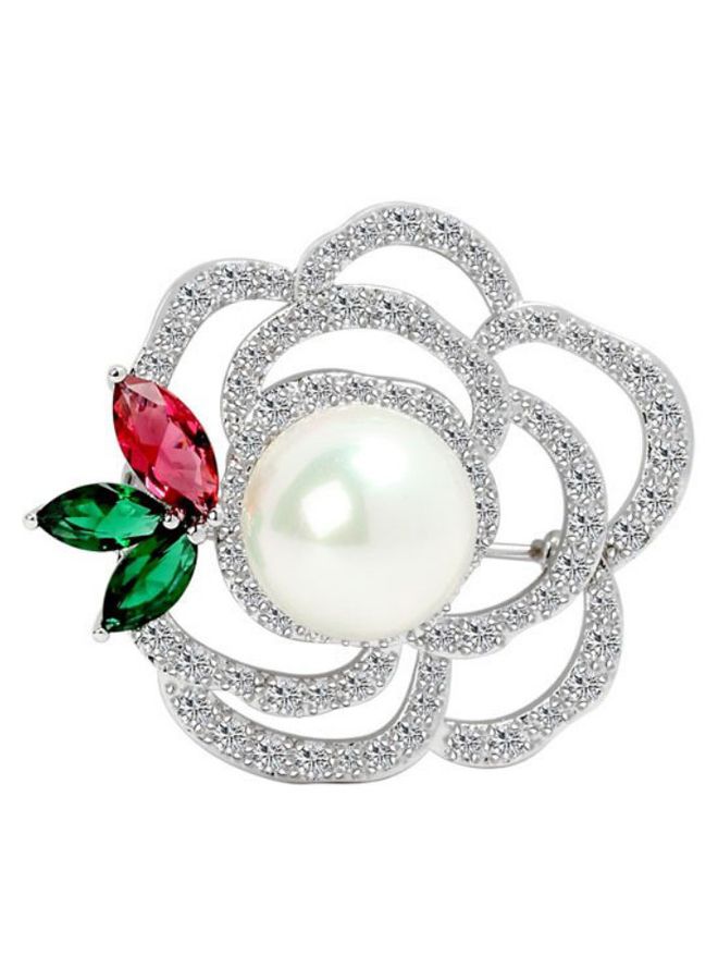 viennois - Flower Shaped Brooch - Image 1