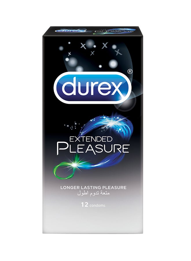 Durex 12-Piece Extended Pleasure Condom - Image 1