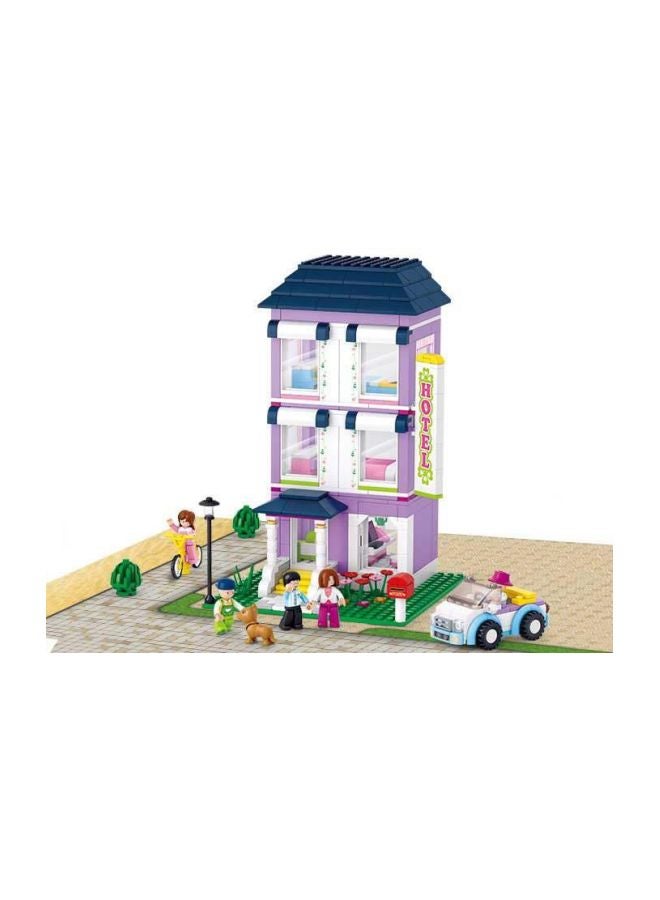 Sluban M38-B0531 541-Piece Girl's Dream Youth Hotel Building Set M38-B0531 541 6+ Years - Image 2