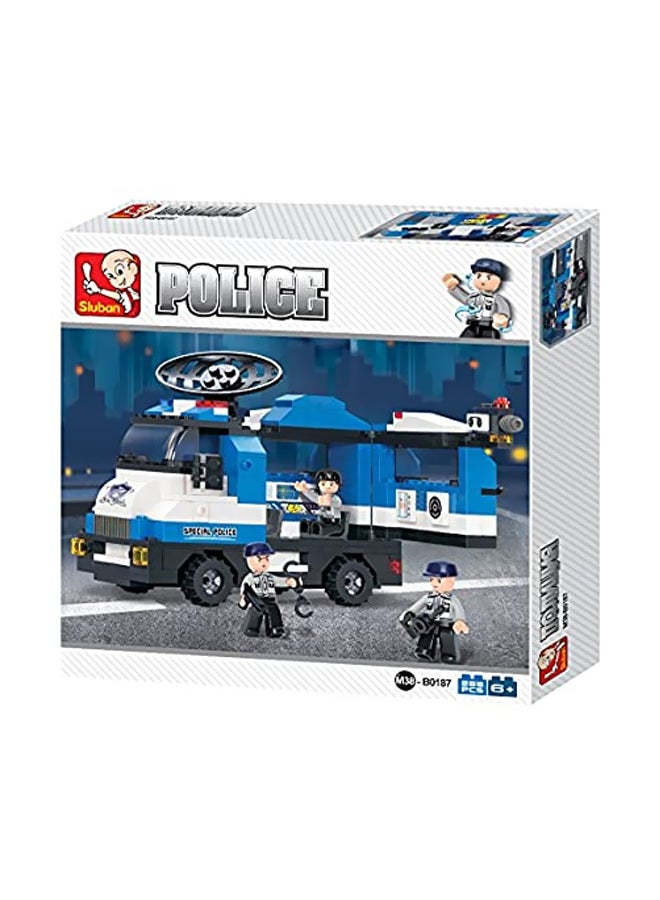 Sluban - M38-B0187 265-Piece Mobile Commando Vehicle Building Block Set M38-B0187 265 6+ Years - Image 1