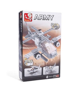 Sluban M38-B0537G 144-Piece 3-In-1 Helicopter Building Set M38-B0537G 144 6+ Years  - Image 2