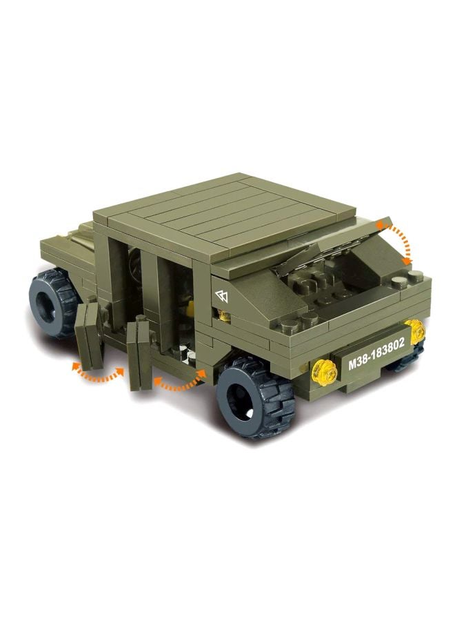 Sluban M38-B0309 683 Piece Army Ground Air Force Building Set M38-B0309 6+ Years - Image 3