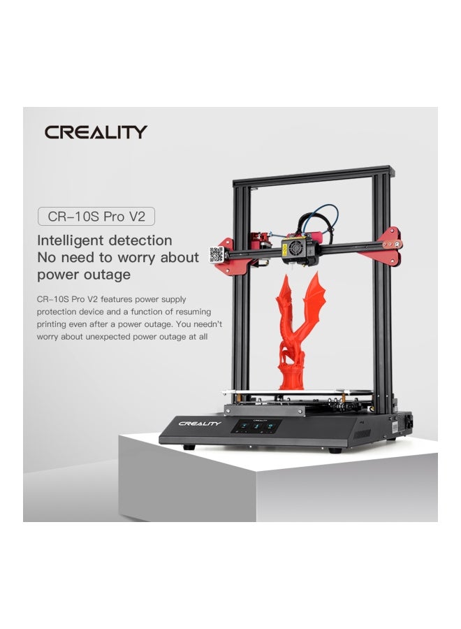 Creality 3D - CR-10S Pro V2 High Precision 3D Printer DIY Kit Black/Pink - Image 1