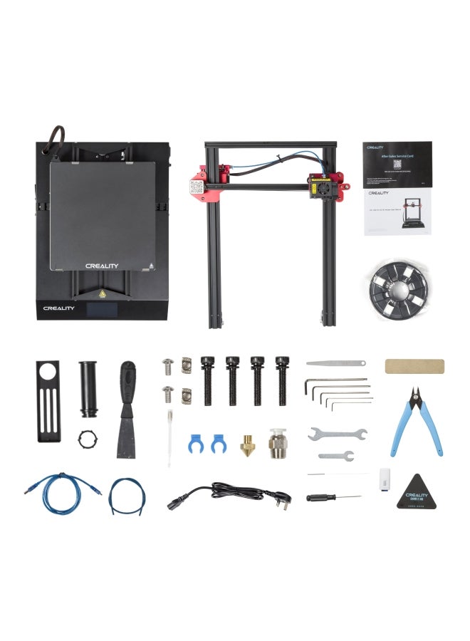 Creality 3D - CR-10S Pro V2 High Precision 3D Printer DIY Kit Black/Pink - Image 1