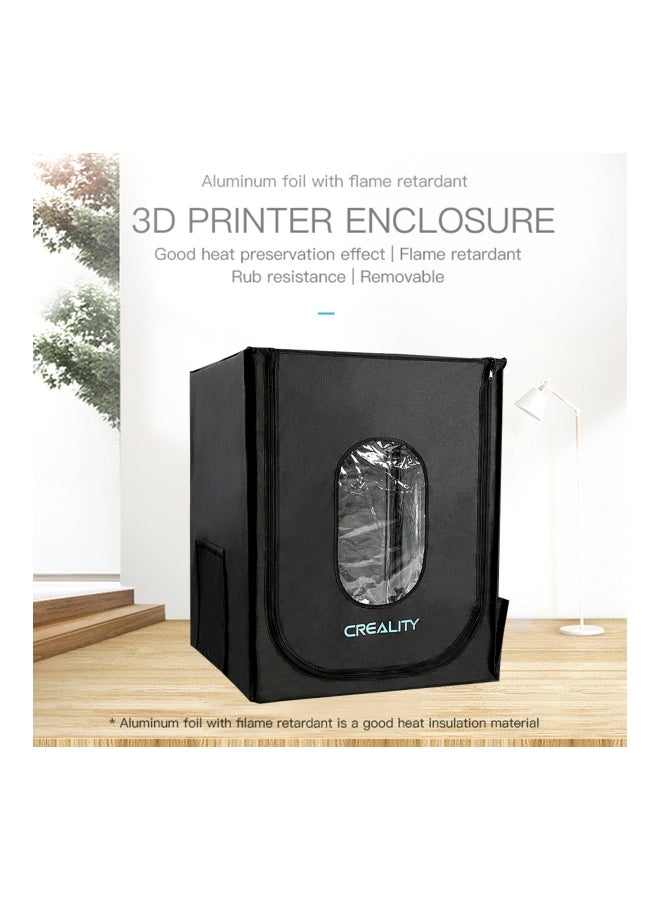 Creality 3D Protection Enclosure Cover For 3D Printer Black/Silver  - Image 3